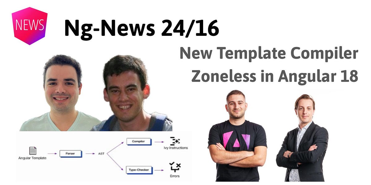 Episode 24/16: New Template Compiler, Zoneless in Angular 18 | by ng ...