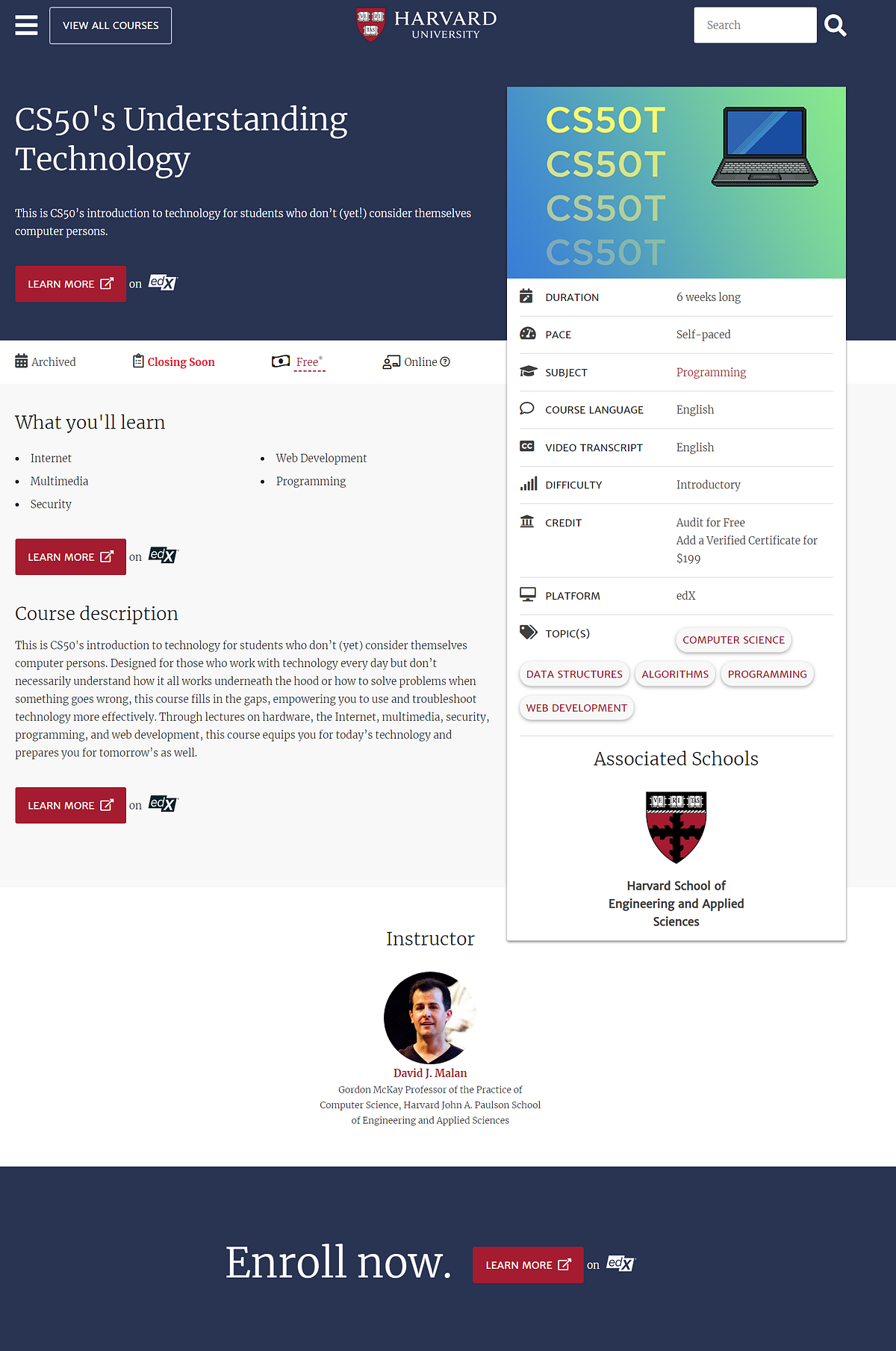 10 Free Online Courses from Harvard University in Computer Science & AI ...