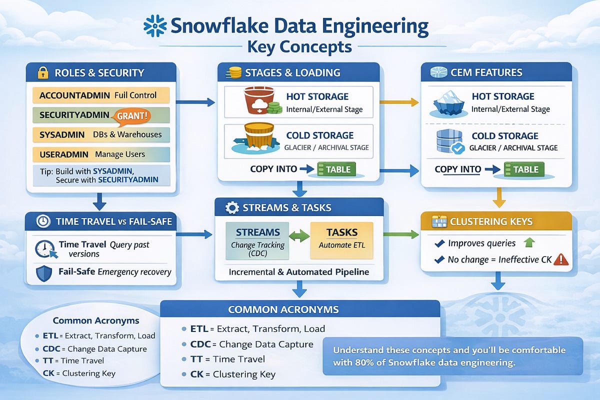 Snowflake Data Engineering – A Simple Mental Model | by Claudia ...