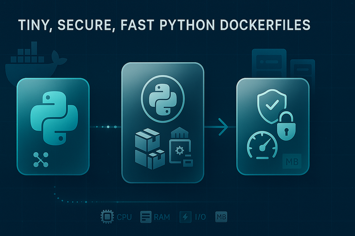 10 Tiny, Secure, Fast Python Dockerfiles | by Thinking Loop | Oct, 2025 ...