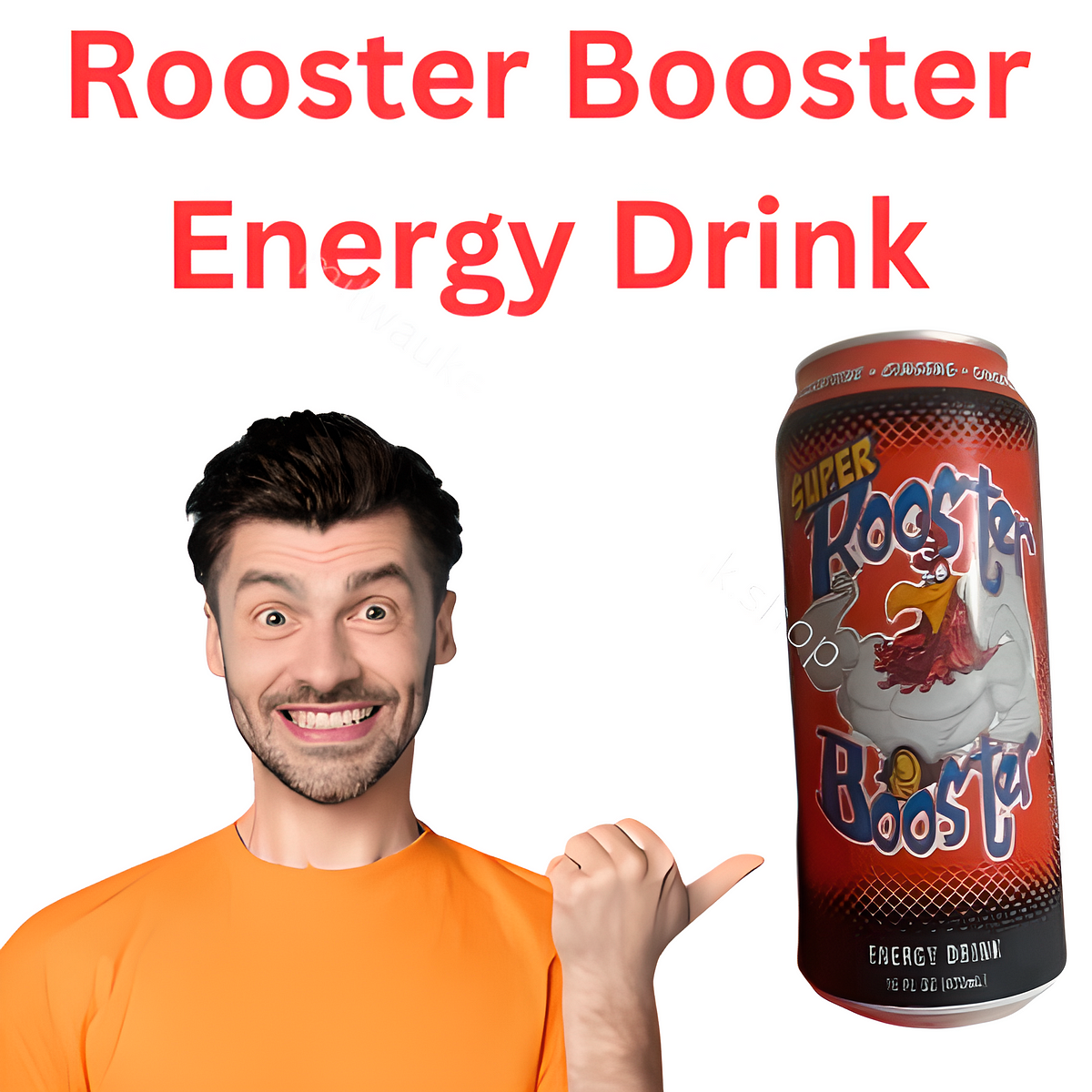 Rooster Booster Energy Drink: Natural Energy Ally | Medium