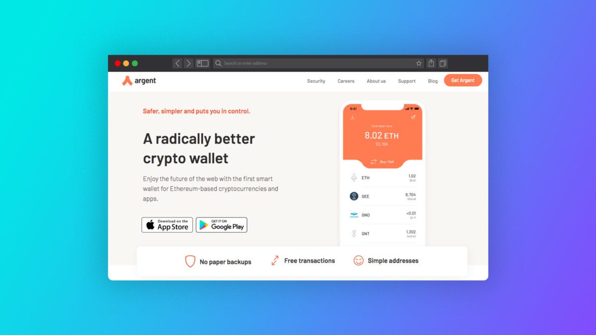 Argent, when Fintech meets DeFi. Argent is a wallet. More precisely… | by  DeFi.cx Staff | DeFi.cx — DeFi World | Medium