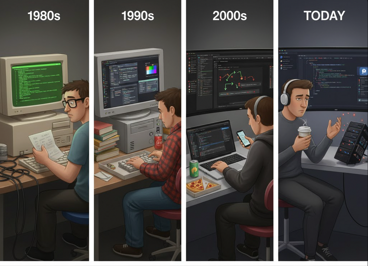 What Coding Looked Like in the 80s, 90s, 2000s, and Today: A Brutally ...