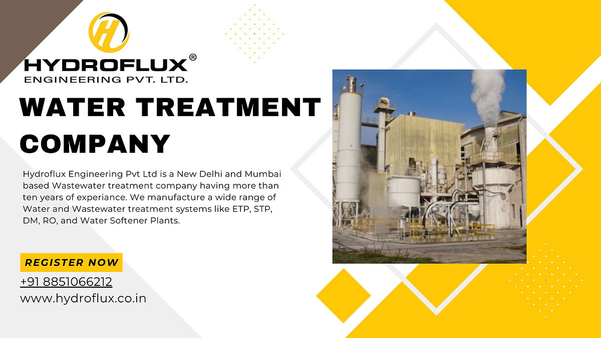 Water Treatment Company. Water is a vital resource, and ensuring… by Hydroflux Engineering Pvt