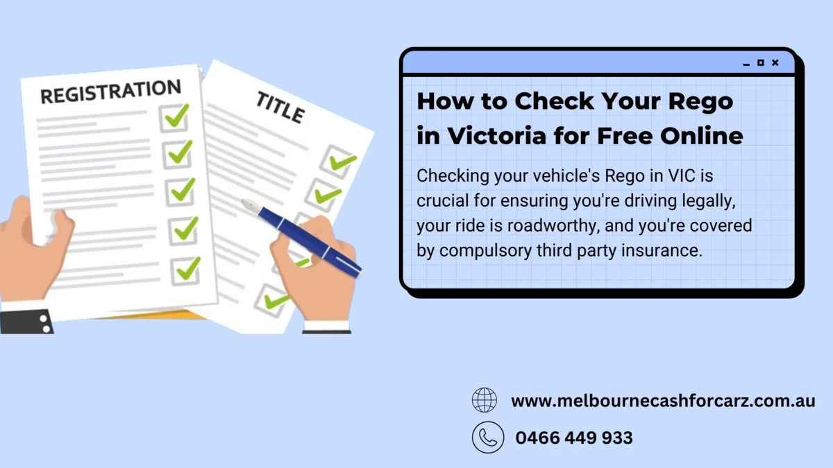 Simplifying the Rego Check Procedure in Victoria by Katherine Usher Jun, 2024 Medium