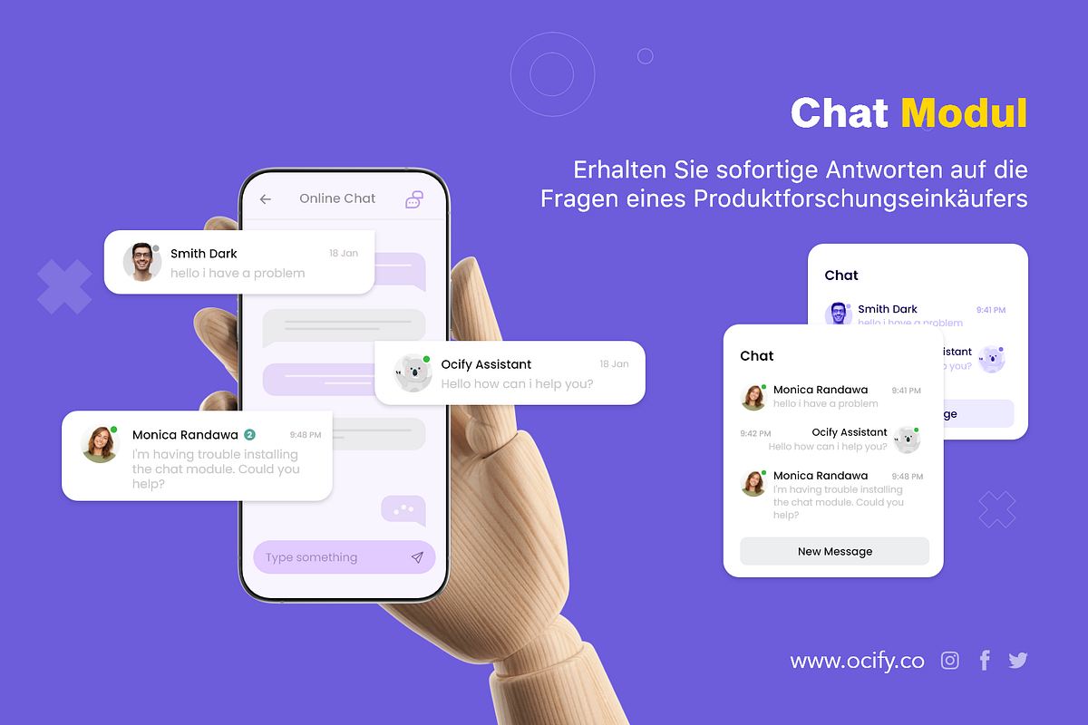 Messages (Chat) Module bei Ocifyco | by Ocifycode | Medium