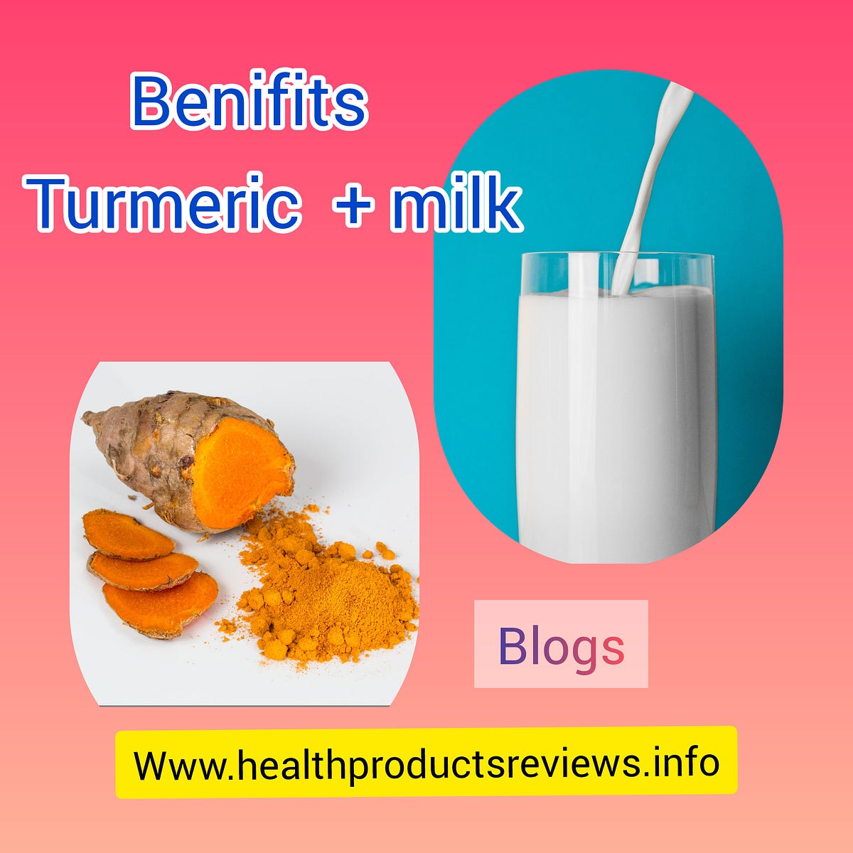 What are the benefits of drinking milk with turmeric ? can I drink