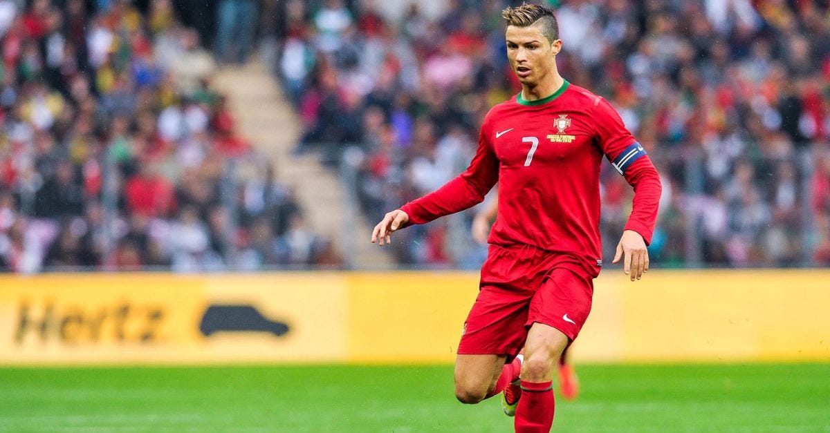 All about Cristiano Ronaldo dos Santos Aveiro — On the flight back