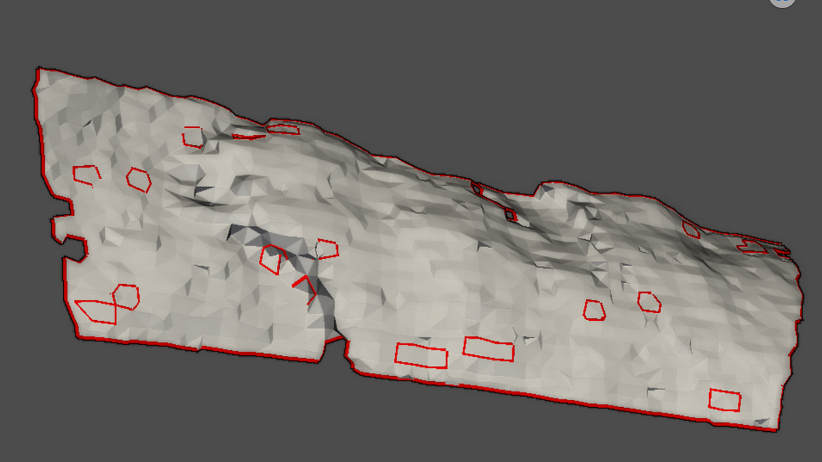 Mesh point cloud Repair of vulnerabilities and holes, with python code ...