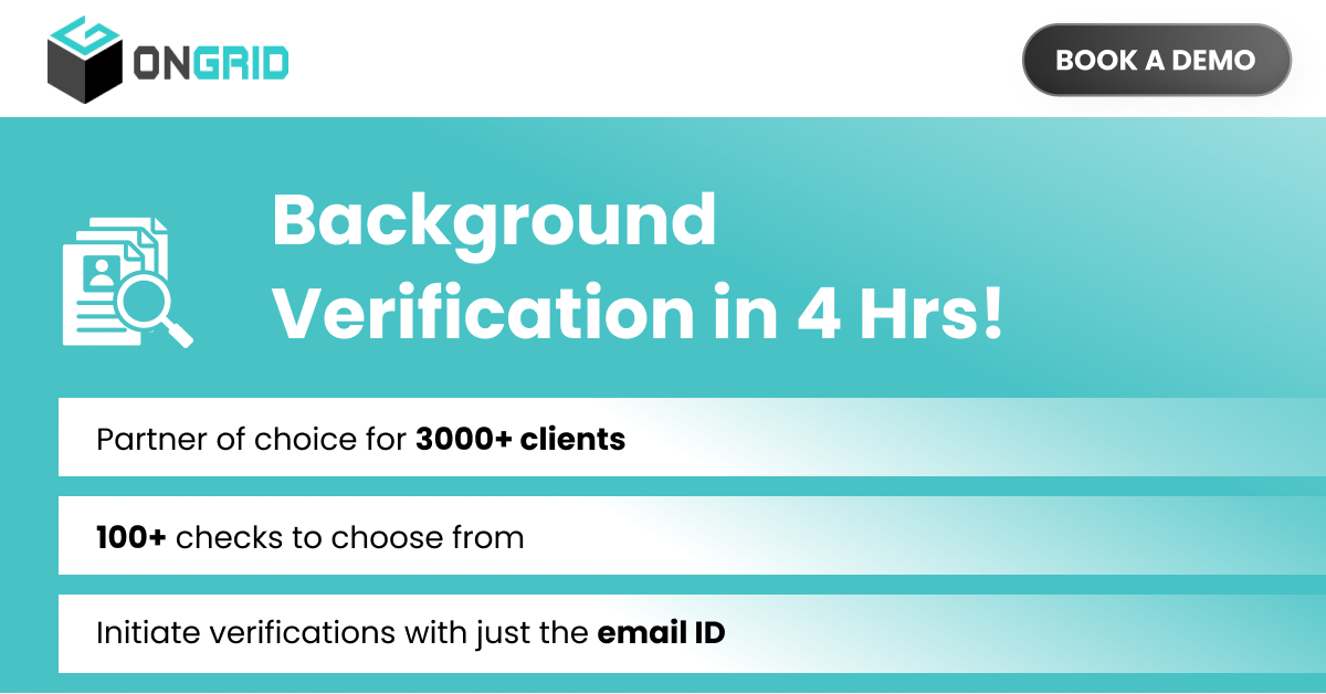 OnGrid Best Background Verification Company in India by OnGrid