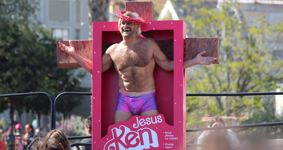 Image of: Hunky Jesus 2024: Life in plastic is fantastic