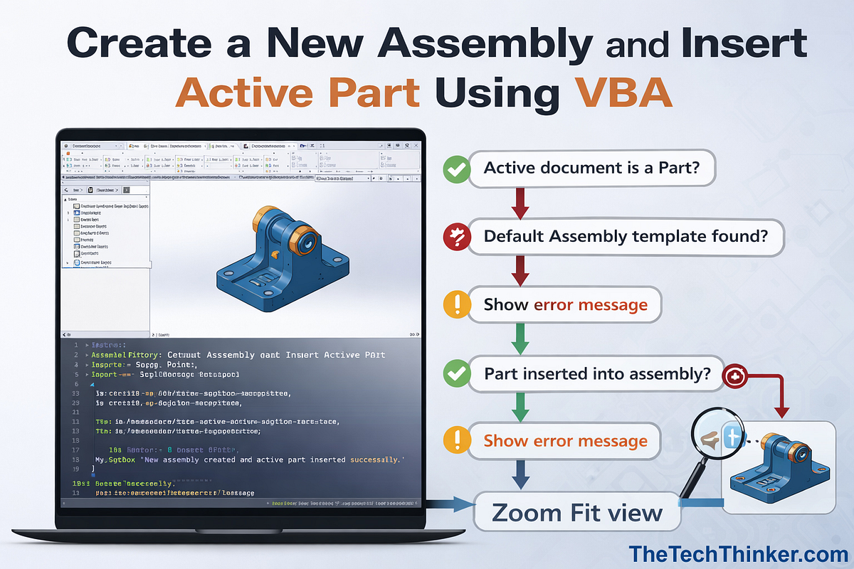 How I Automated Assembly Creation in SolidWorks Using VBA | by Ramu ...