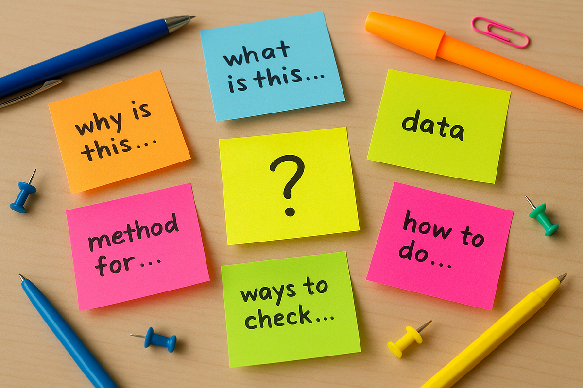 The Beginner’s Question Bank. A friendly tool to organize your doubts ...