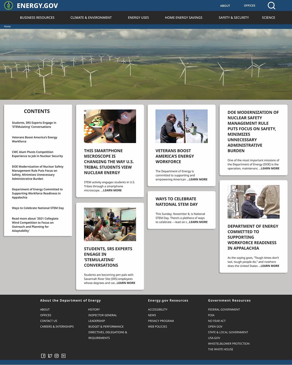 Energy.gov Update. Modernizing an outdated site | by Karl Uschold | Medium