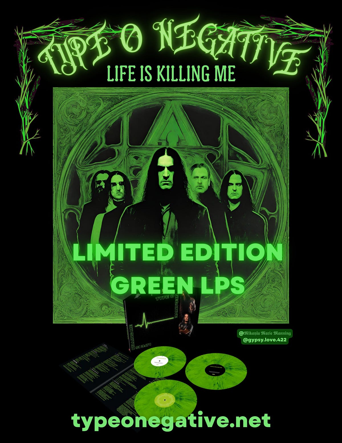 Type O Negative Releases Their First Vinyl for “Life Is Killing Me