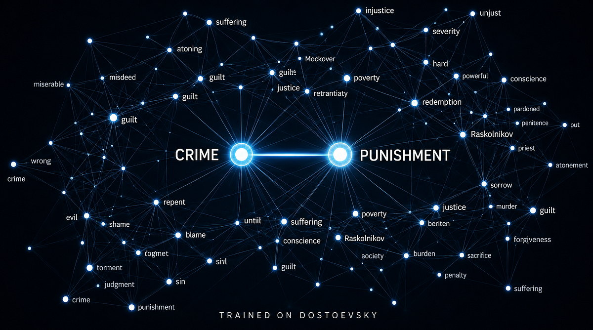 Building an LLM From Scratch: I Trained Word Embeddings on Dostoevsky. Here’s What I Found.
