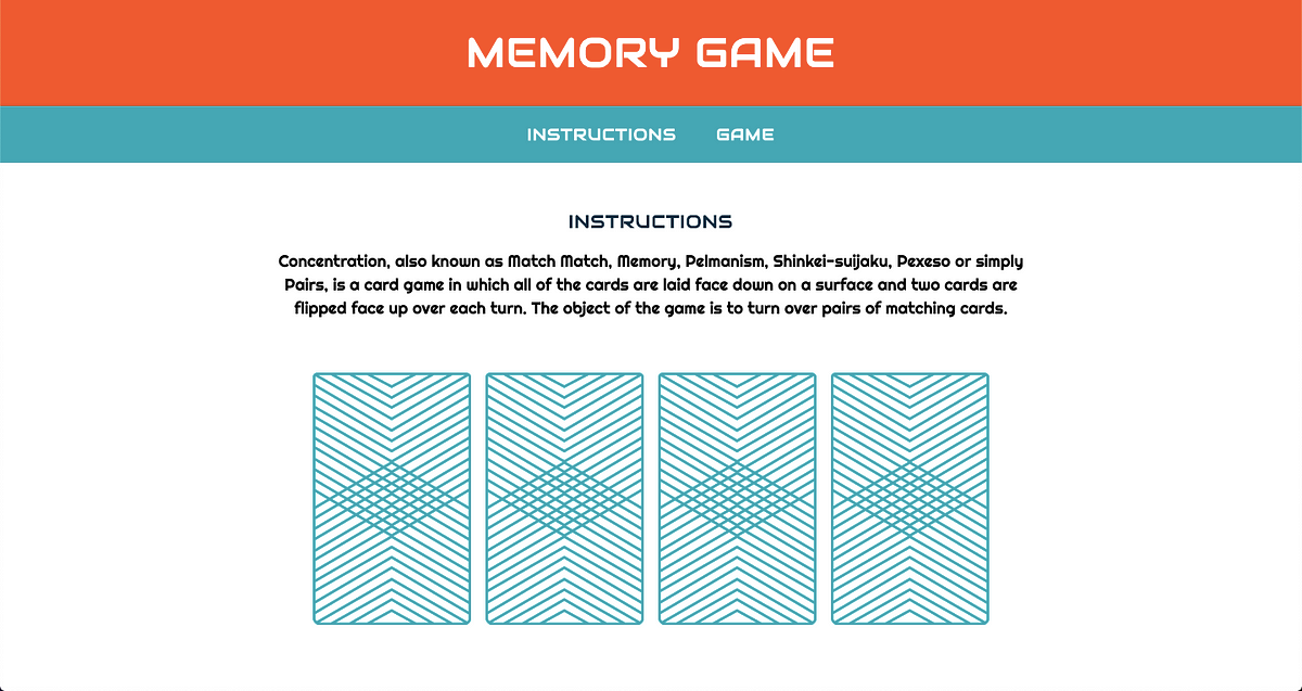 My First Javascript Experience… A Memory Game. | by Jonathan Zelaya ...