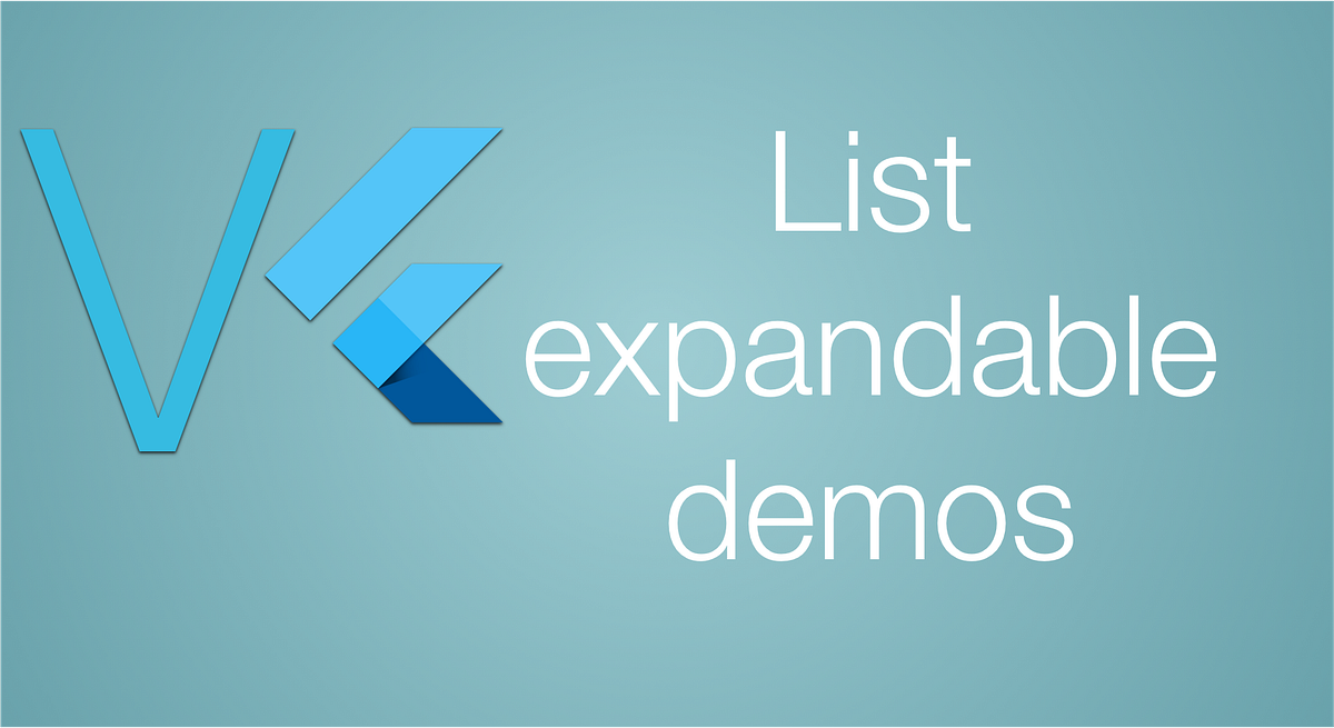 Expanded or collapsed List with Expandable Group Widget by Liem Vo