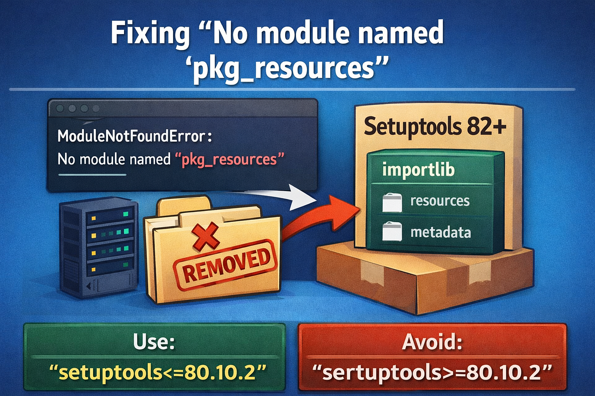 Recently, many Python developers started encountering the error **“No ...