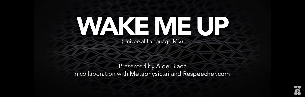 Respeecher Helps Aloe Blacc Pay Tribute to Avicii and Sing 'Wake Me Up' in  Five Languages | by Respeecher | Medium