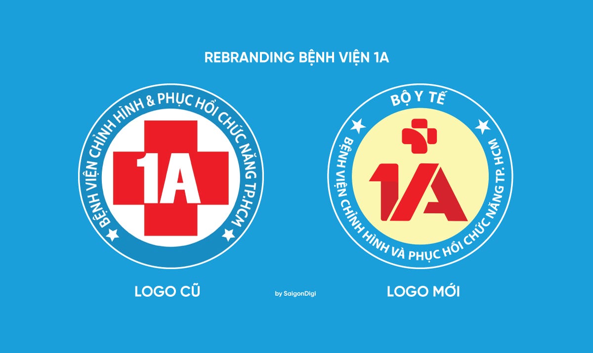 case rebranding bệnh viện tại SaigonDigi