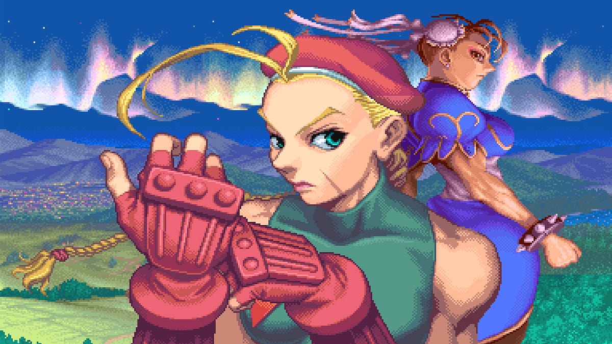 Cammy white fighting chun-li