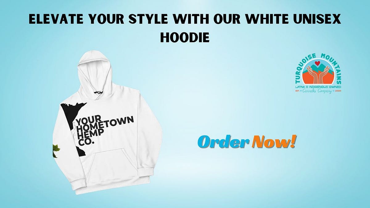 Hamptons We Grew Here Hoodie White
