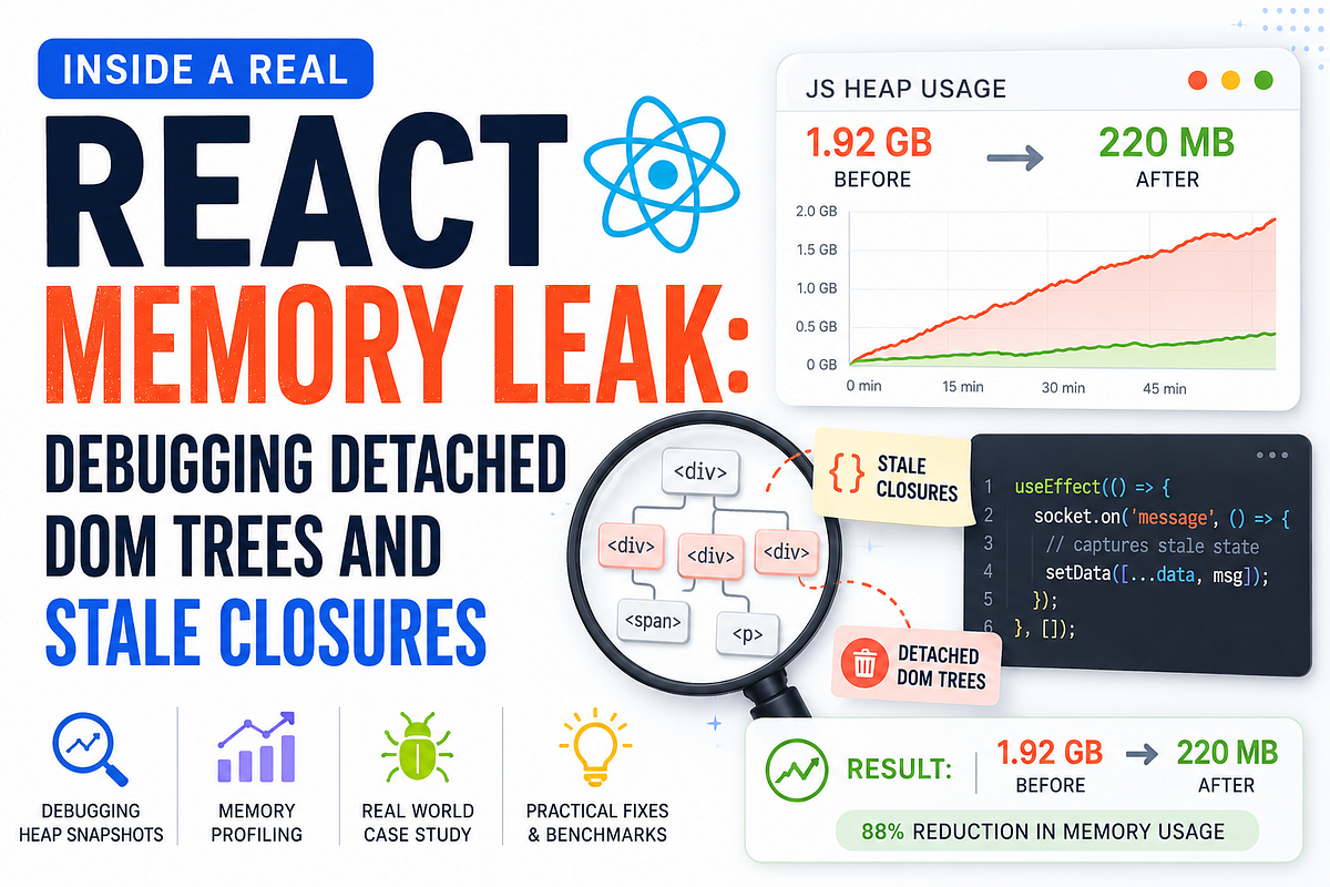 Inside a Real React Memory Leak: Debugging Detached DOM Trees and Stale ...