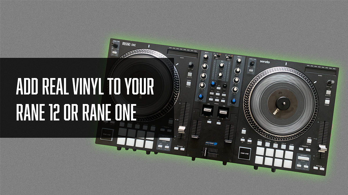 Add REAL vinyl to your Rane 12 or Rane One by Iman Tucker DJ IMN