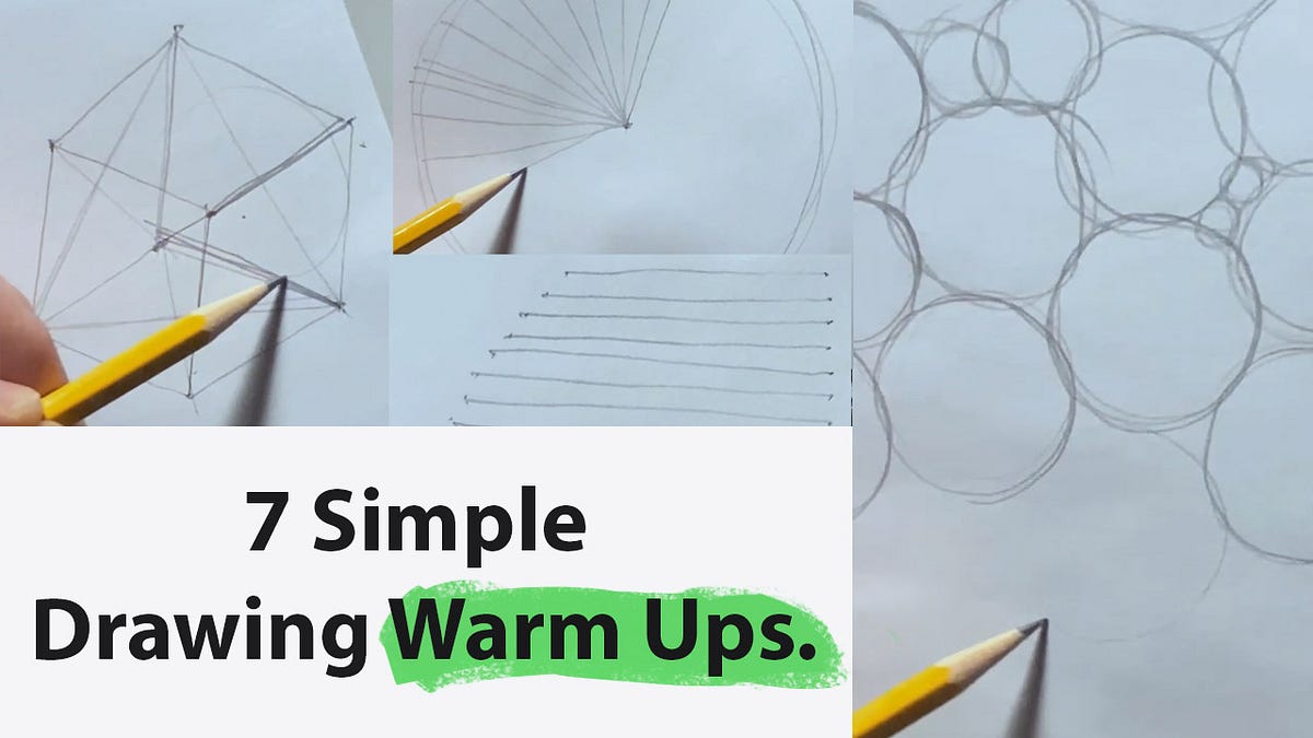 7 Simple Drawing Warm Ups. Learn to love drawing warm ups. Warm up ...