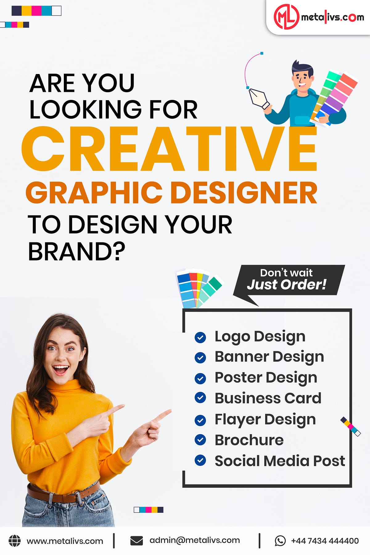 ???? Enhance Your Brand with Creative Graphic Design Services