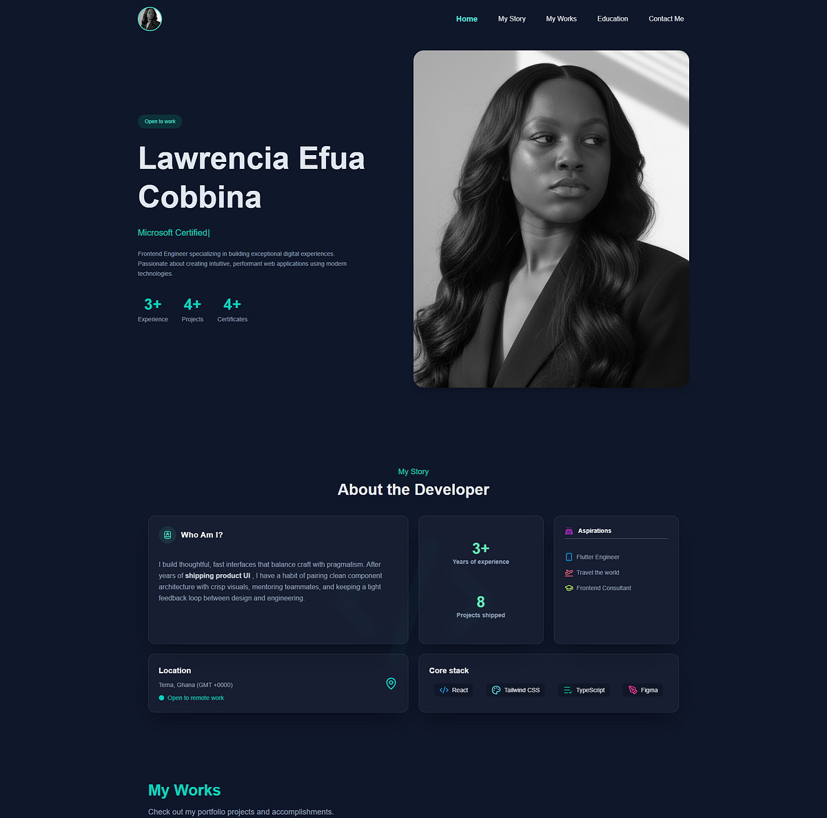 Revamping My Plain Text-based Portfolio Website | by Lawrencia Efua S ...