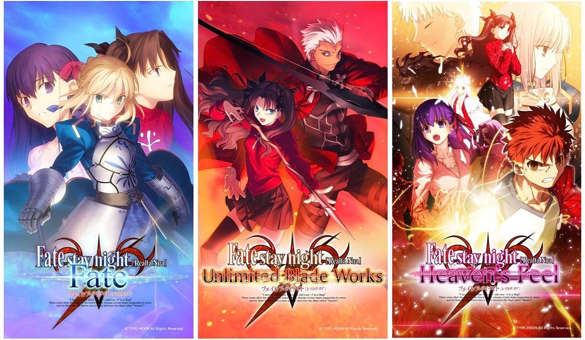Fate Unlimited Blade Works - Conheça os principais personagens