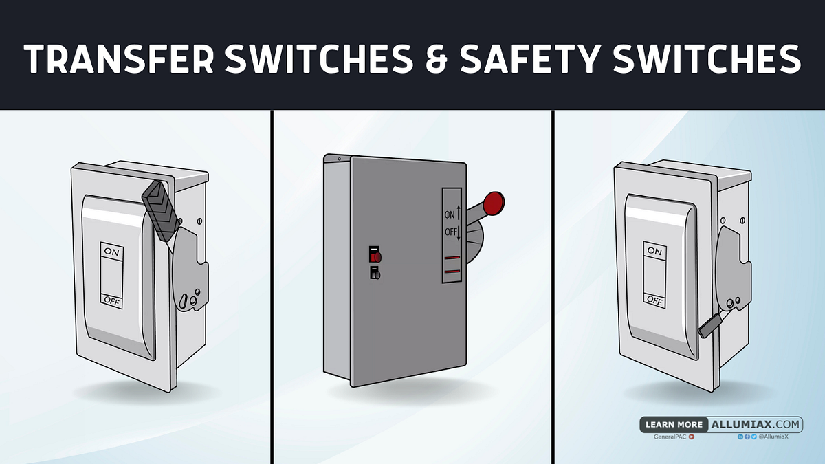 Transfer Switches and Safety Switches by AllumiaX Engineering Medium