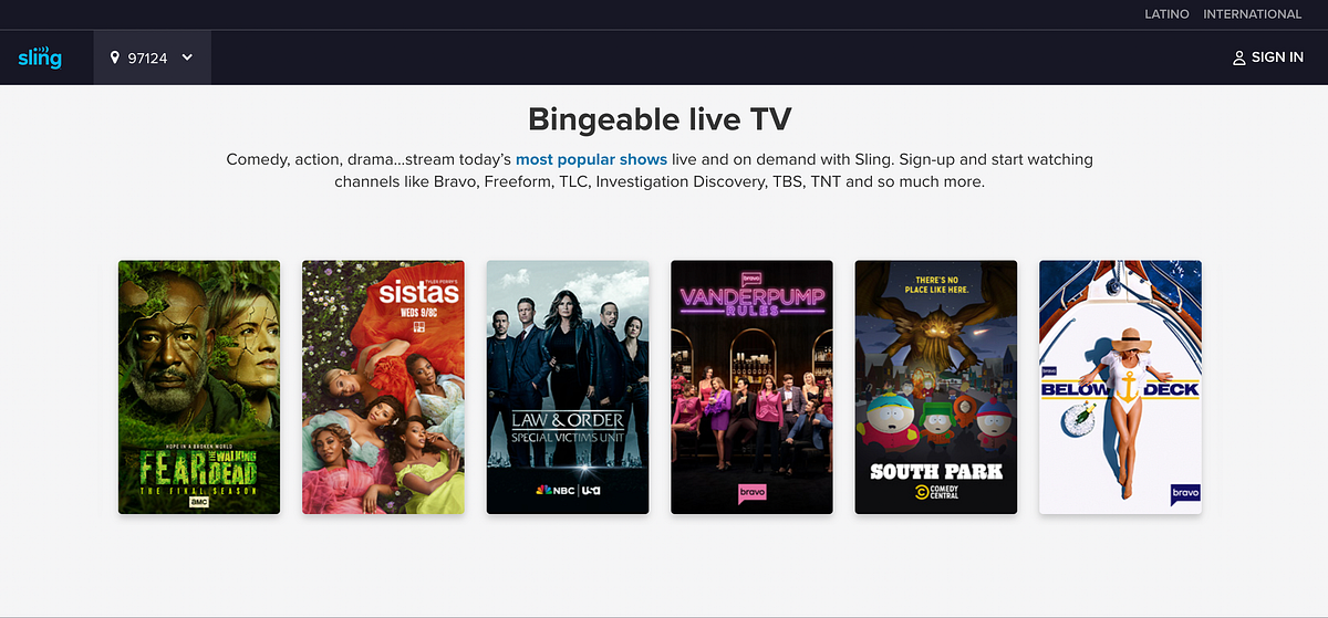 Sling TV — Virtual Multichannel Video Programming Distributor Medium