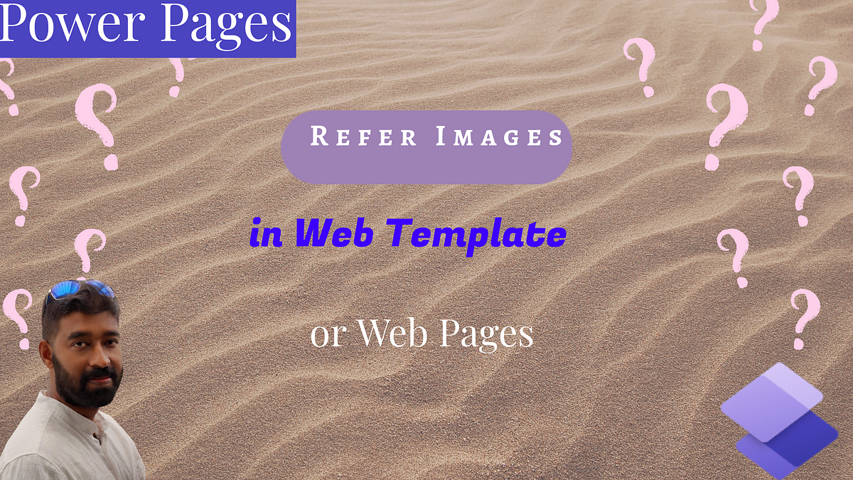 Power Pages — Refer images in a Web page or web template