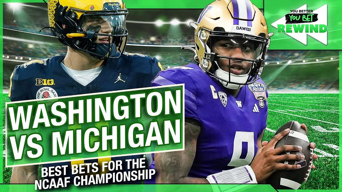 Michigan vs Washington How to watch 2024 College Football Playoff National Championship by