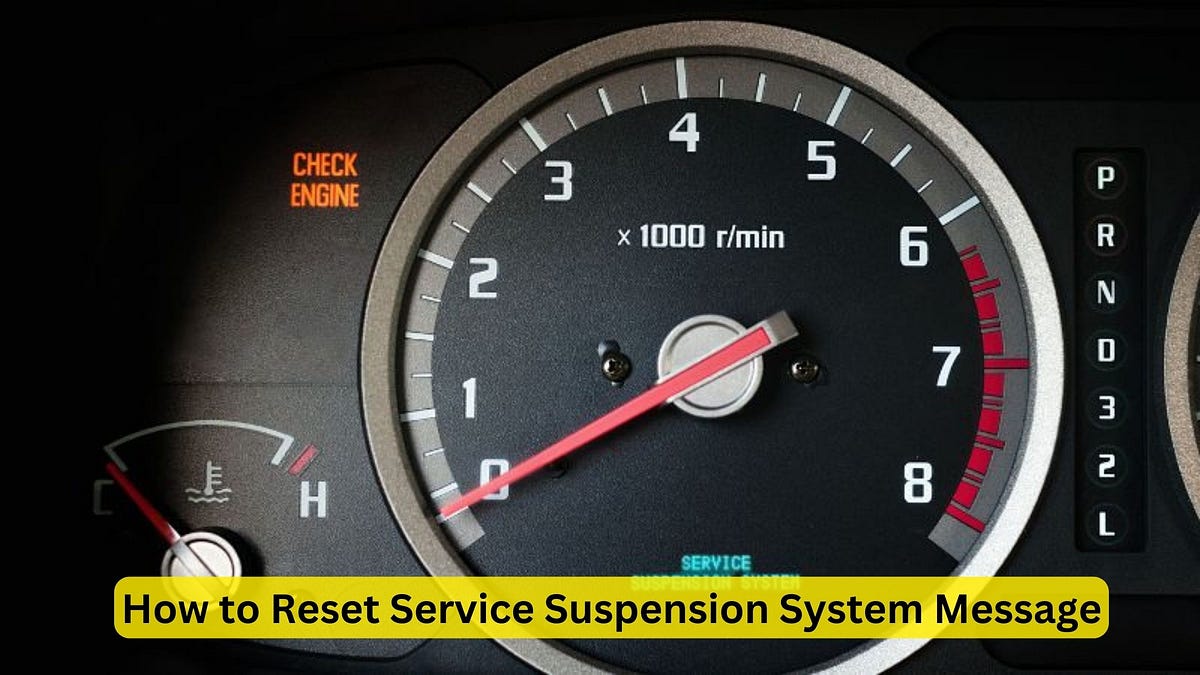 How to Reset Service Suspension System Message StepbyStep Guide by
