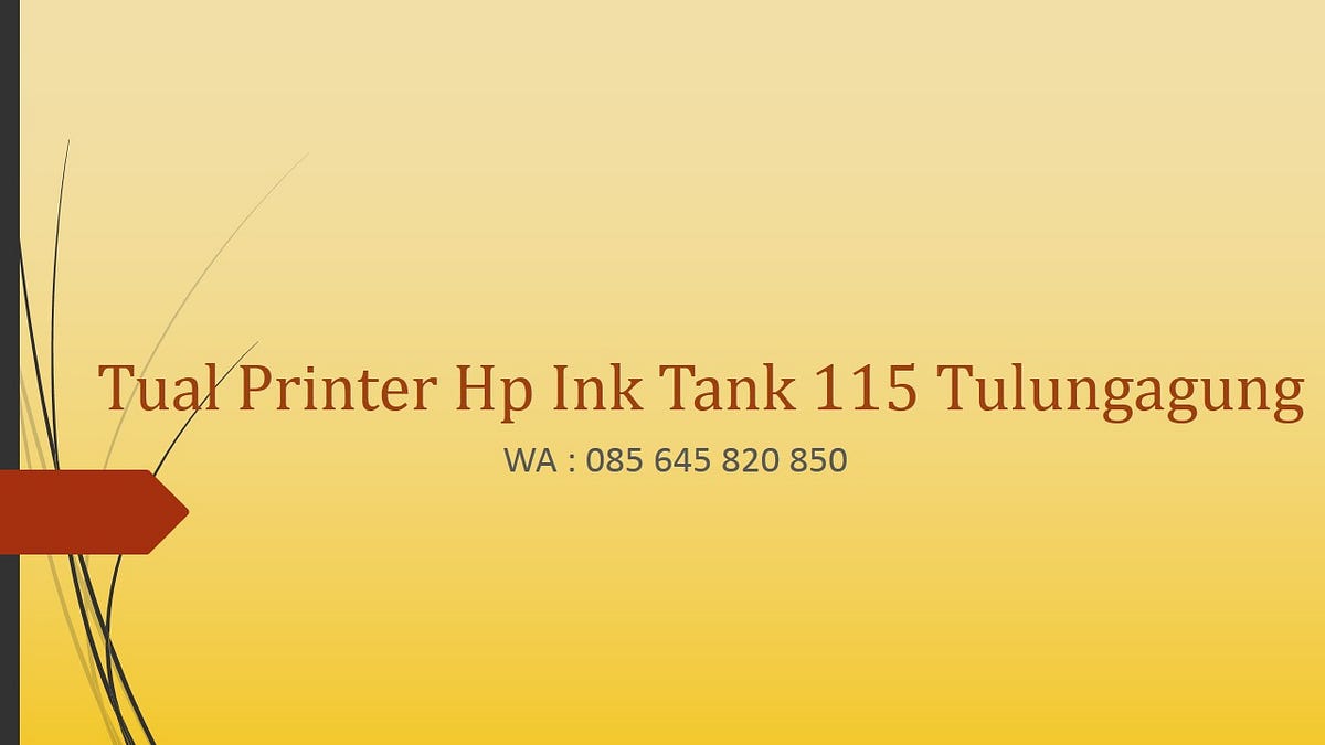 Jual Printer HP Ink Tank 115 Tulungagung - Tokoprinterepsontulungagung