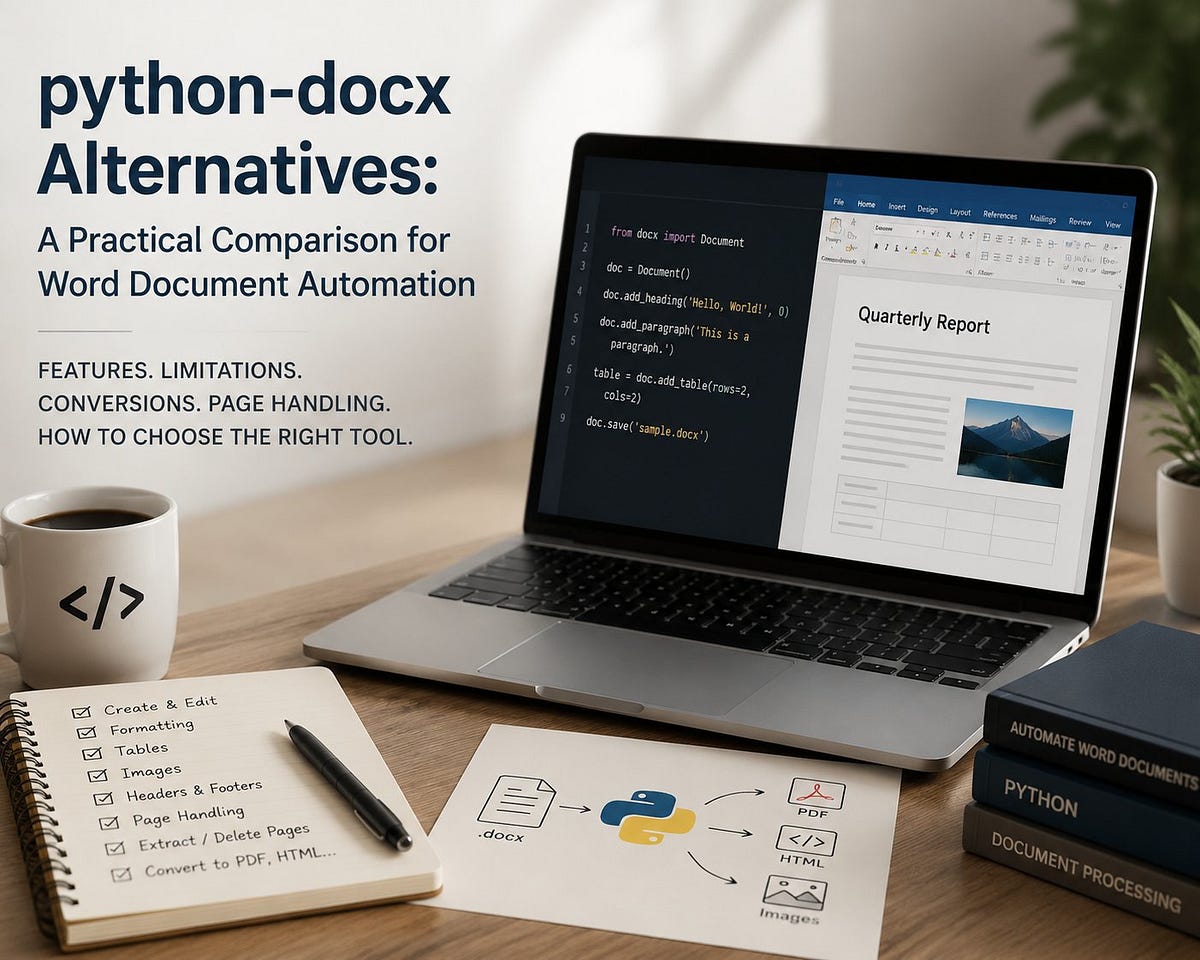 Automate Word in Python: python-docx to Advanced Alternatives | by ...