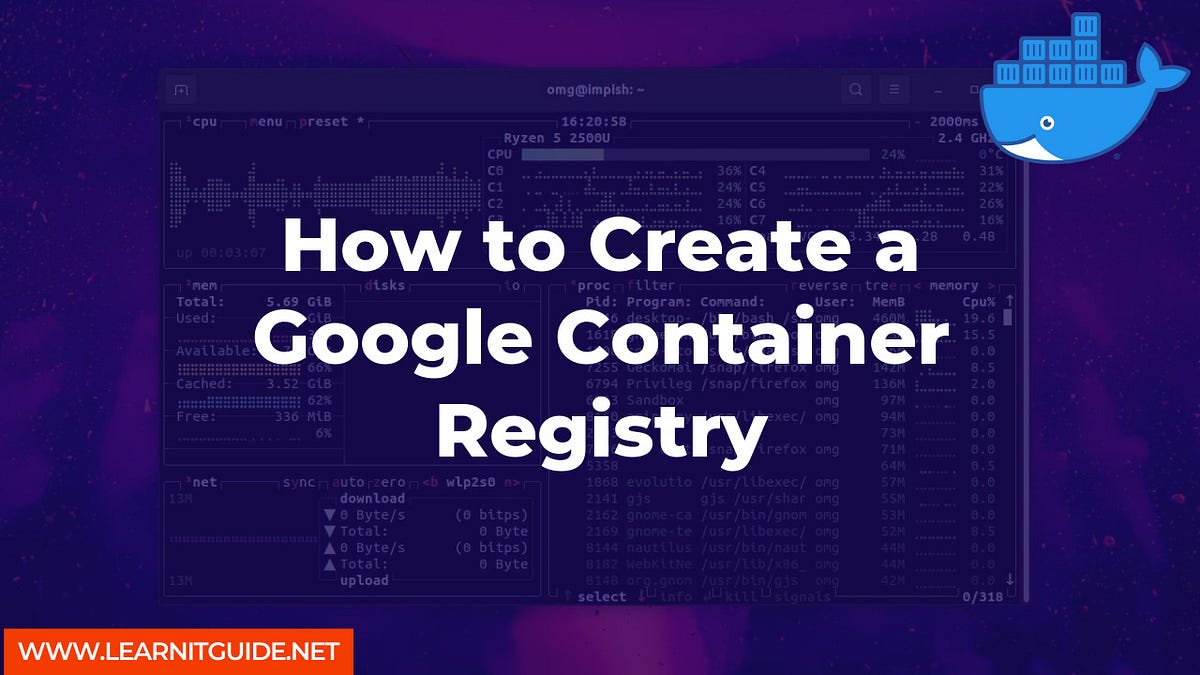 How to Create a Google Container Registry - LearnITGuide.net | A Tech ...