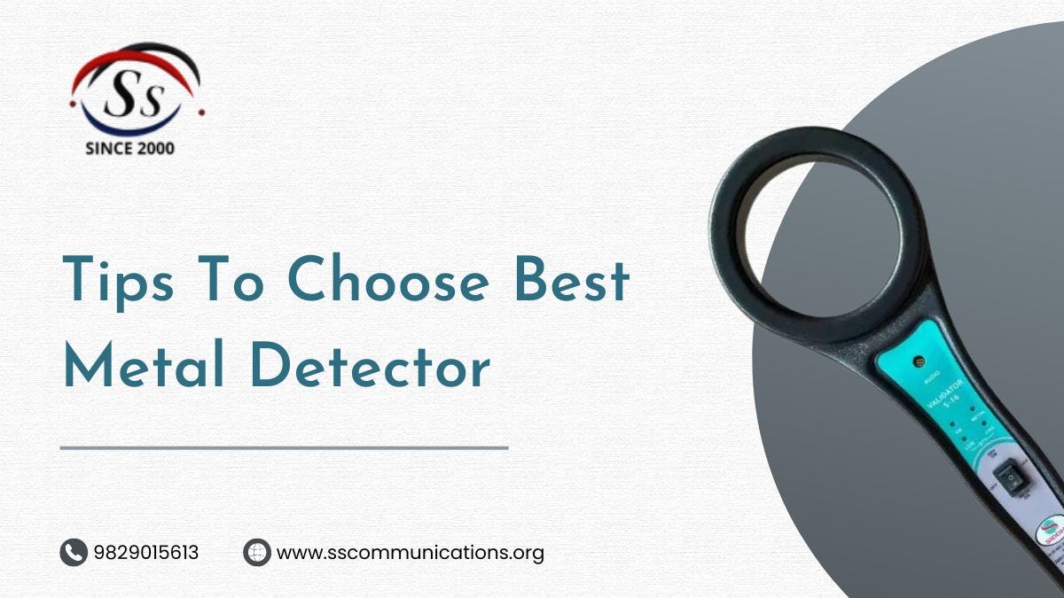 How To Choose the Best Metal Detector In Guide by SS