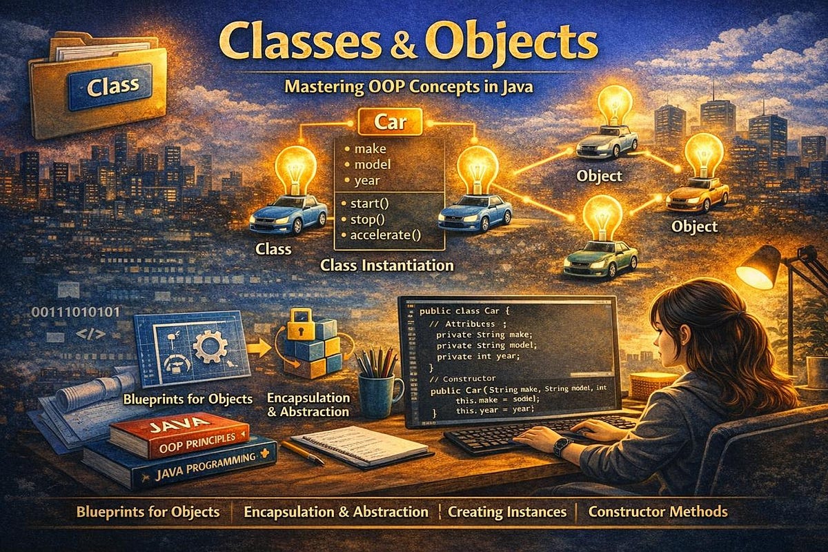 Day 4 of Learning Java: Understanding Classes and Objects | by Payal ...