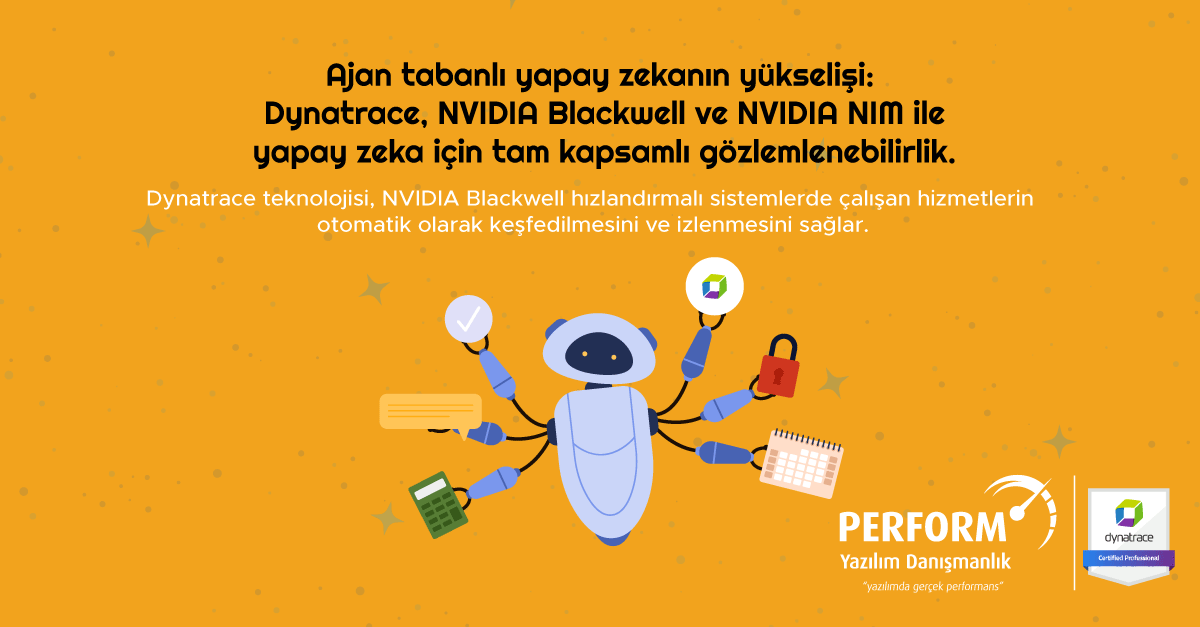 Ajan Tabanlı Yapay Zekanın Yükselişi: Dynatrace, NVIDIA Blackwell ve NVIDIA NIM ile yapay zeka için…