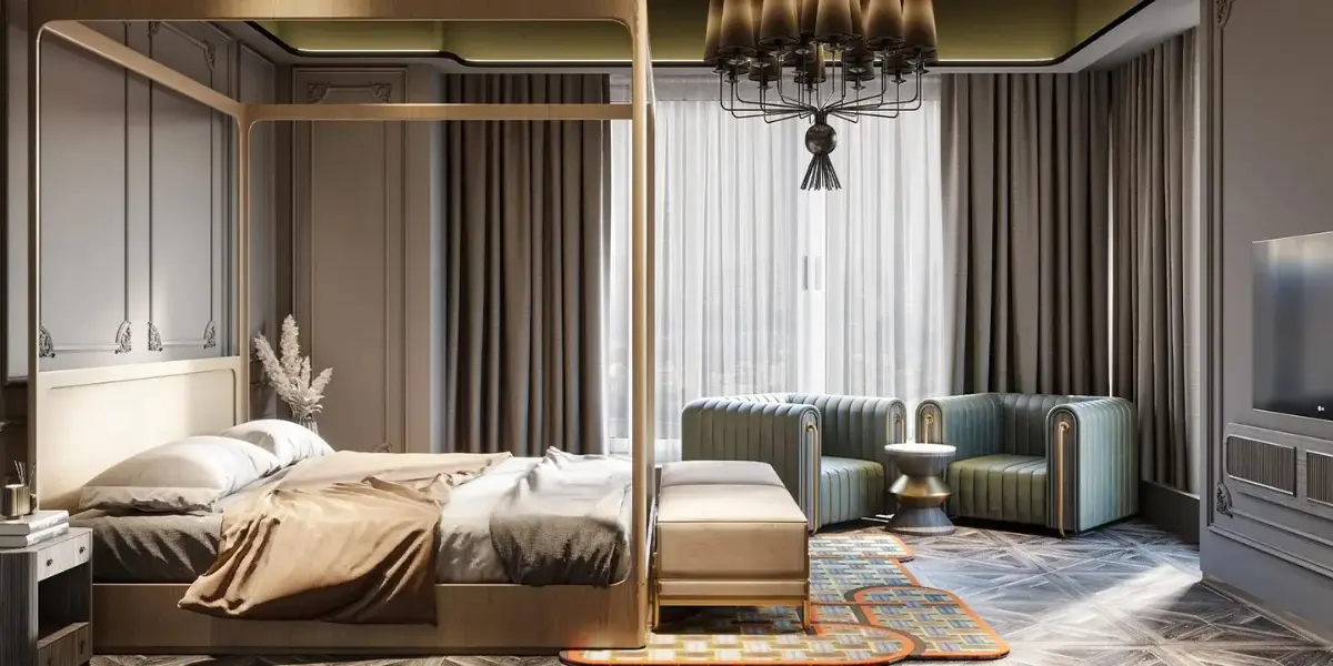 Luxury Bedroom Interior Design by Sumessh Menon Associates: Creating Personal Sanctuaries Through…