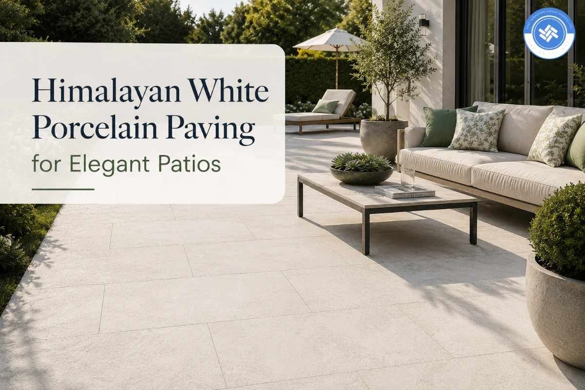 Himalayan White Porcelain Paving — The Ideal Choice for Elegant Patios