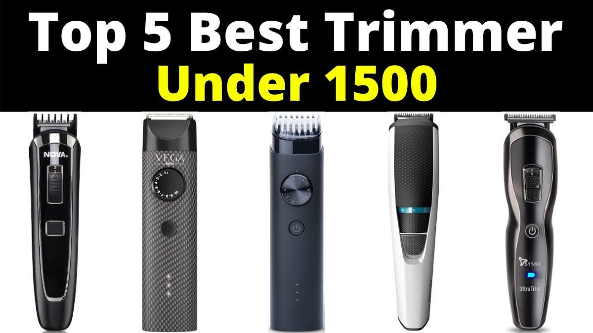 Best trimmer in India under 2000. If you want salonlike professional