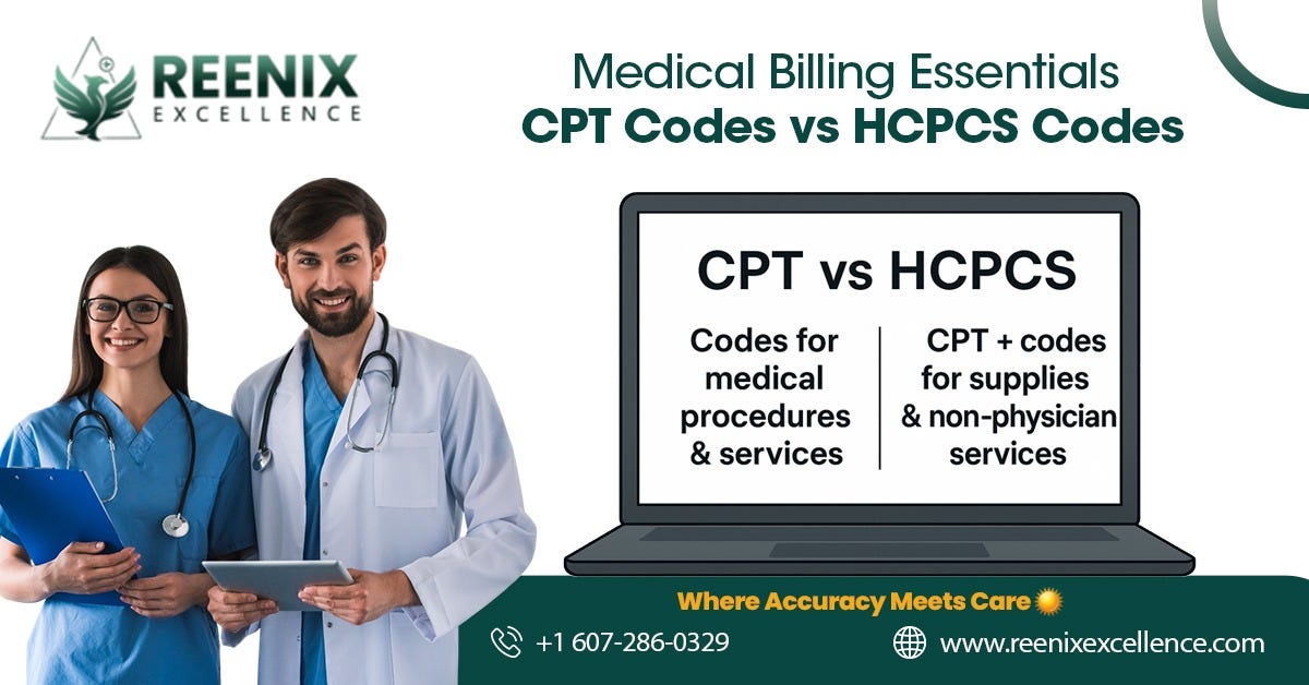 Medical Billing Essentials CPT Codes vs HCPCS Codes