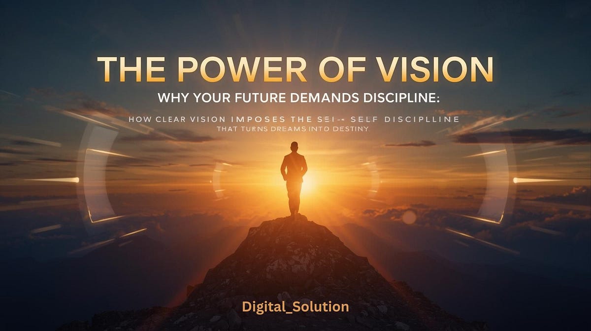 The Power of Vision: Why Your Future Demands Discipline | by @Digital ...