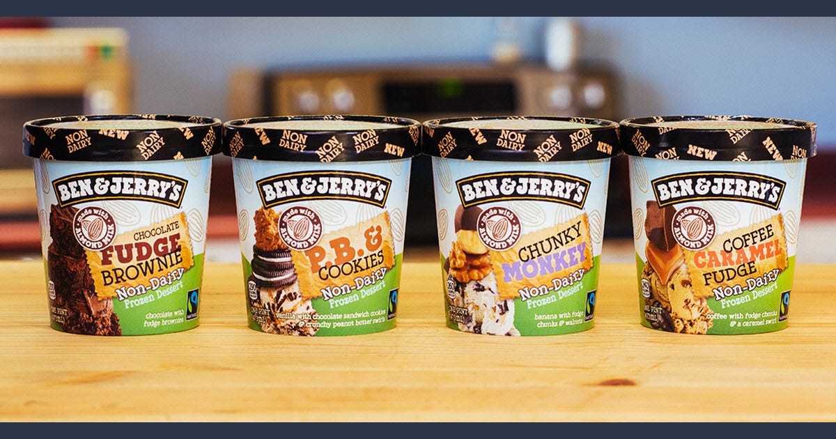 The iconic ice cream brand is launching nondairy flavors after